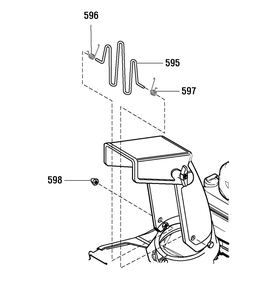Chute Guard Diagram and Parts List for 1695521-18-2818-79MN421 2008 Briggs and Stratton Snow Blower
